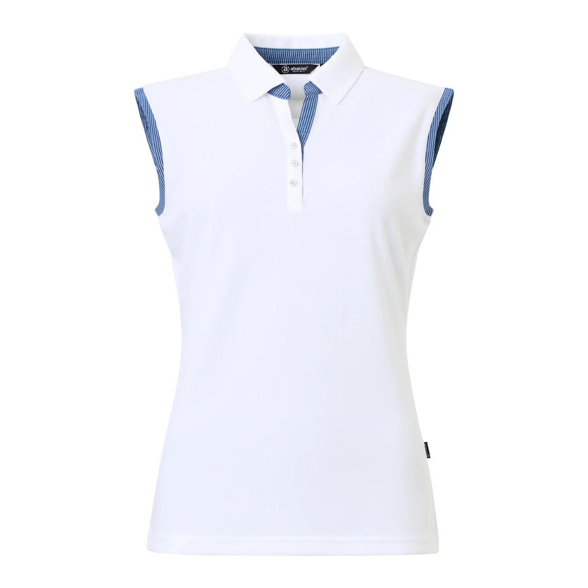 Abacus Lds Bovey Drycool Sleeveless - White/blue