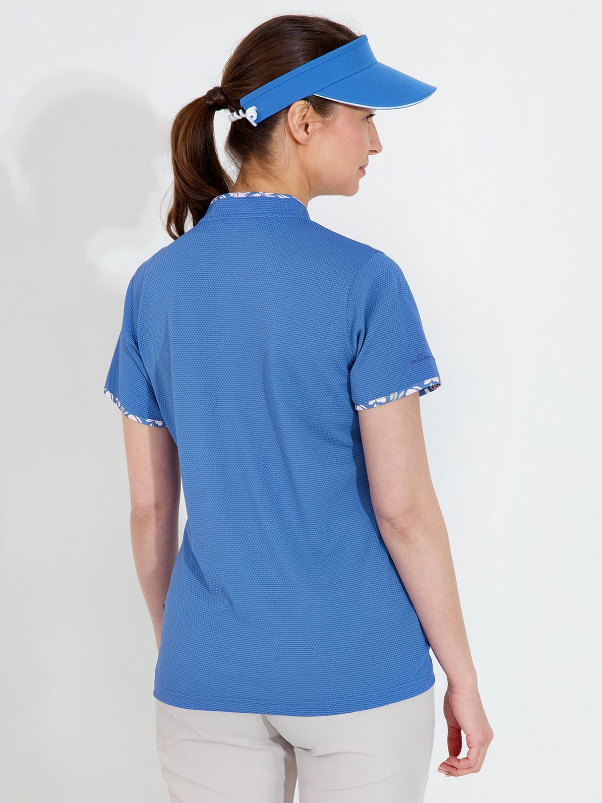 Abacus ads Victoria dry cool cupsleeve polo - horizon flower