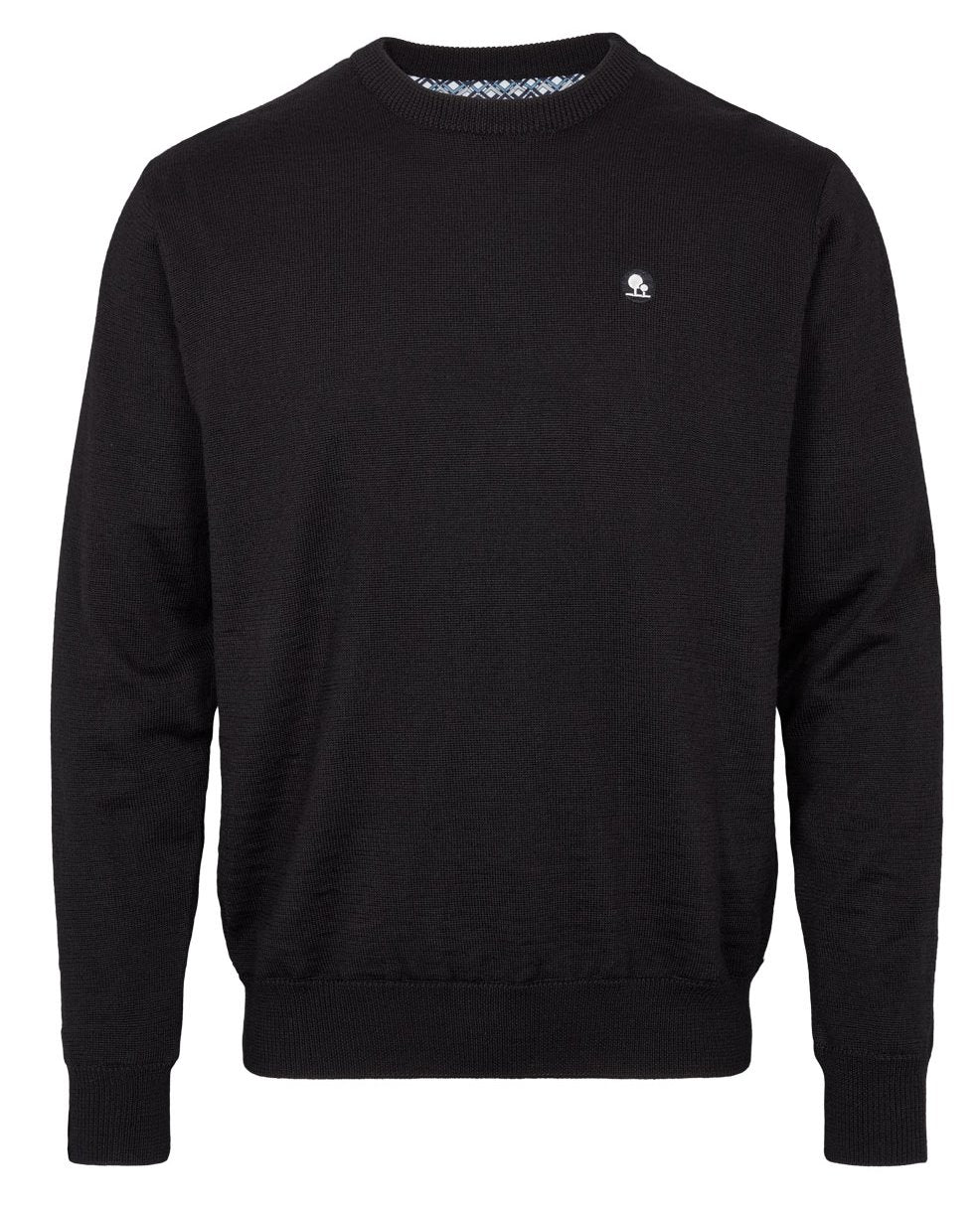 Brixham Windbreaker Knitted - Sort