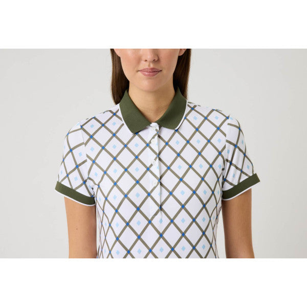 Daily Sports Printed SS Polo – Abstract Argyle