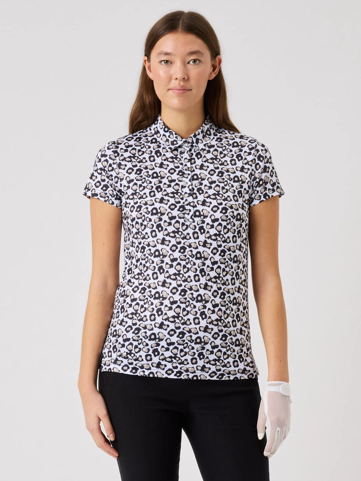 Daily Sports Sheermotion cap sleeved top - Leo contrast