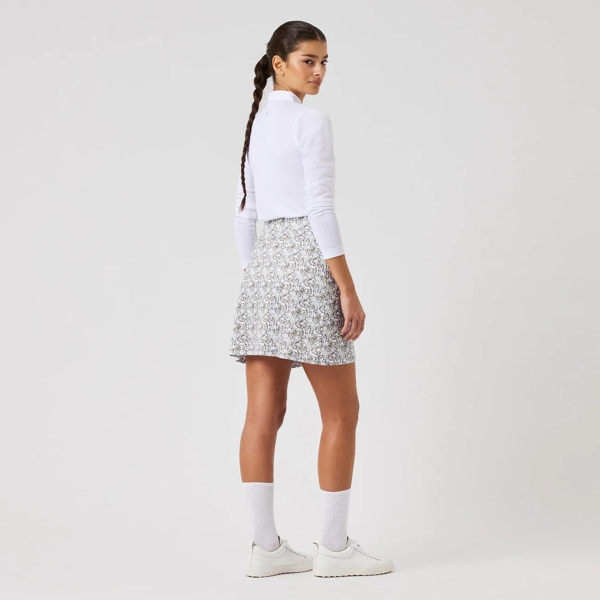 Daily Sports Wrap Ladies Golf Skort 45 cm – Abstract Swirl