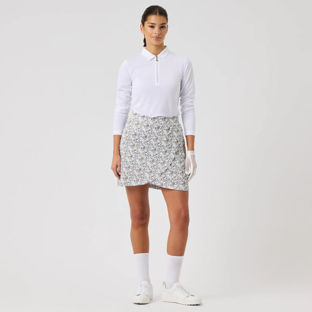 Daily Sports Wrap Ladies Golf Skort 45 cm – Abstract Swirl