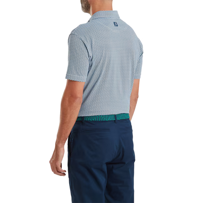 Footjoy Scallop Geo Pique