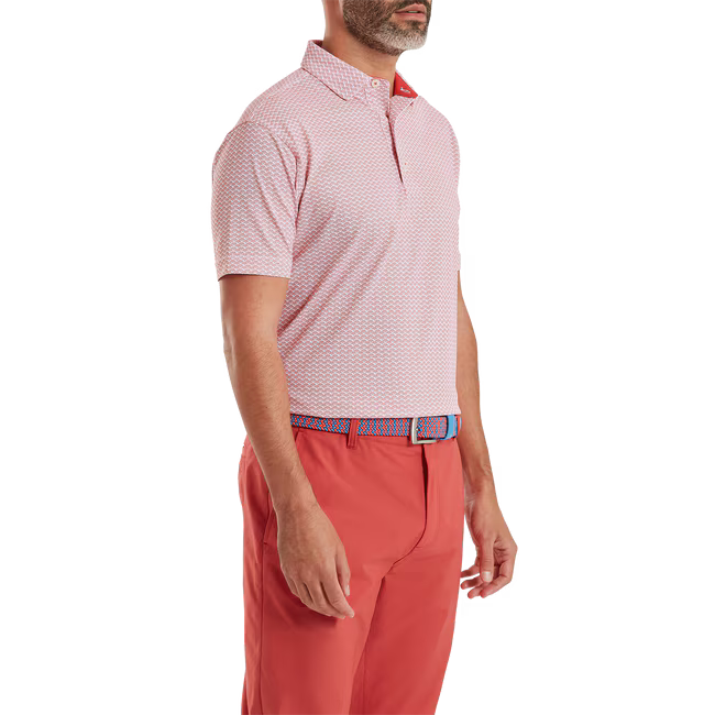 Footjoy Scallop Geo Pique