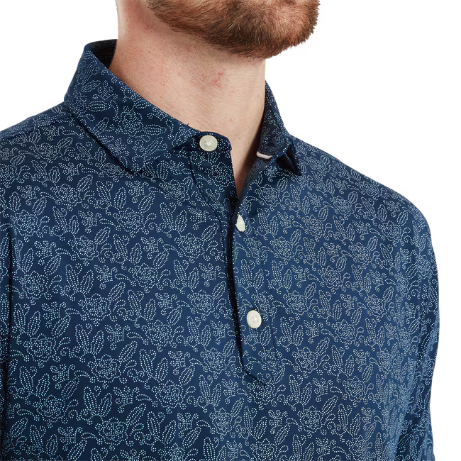 Footjoy Wingtip Floral Lisle