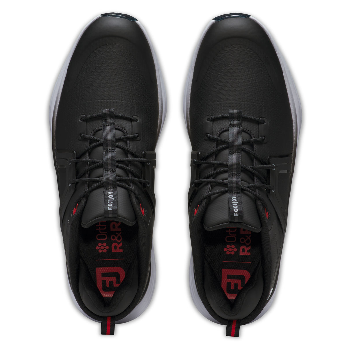Footjoy HyperFlex 26 Herre golfsko, sort, ovenfra