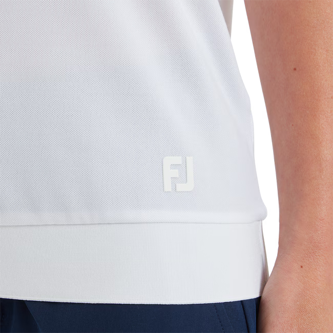FootJoy Texture Knit Polo - Hvid