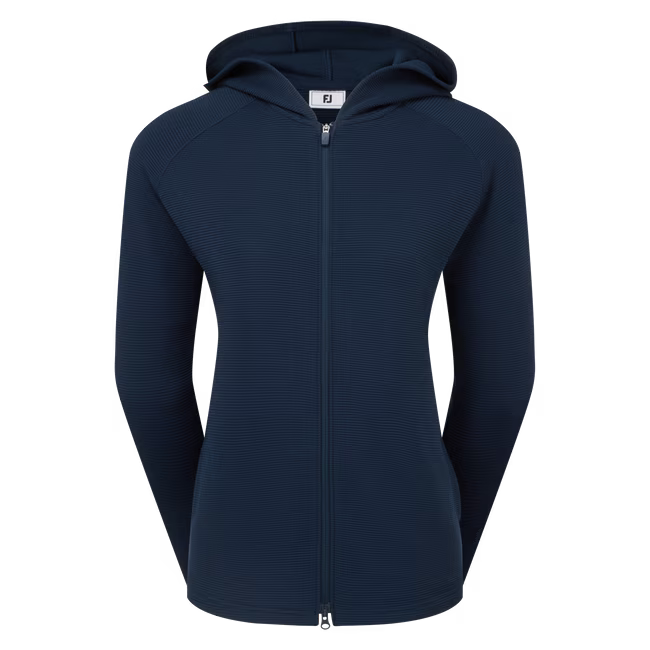 FootJoy Full-Zip Ottoman Hoodie - Navy