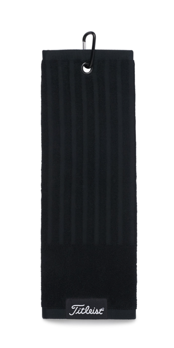 Titleist Players Trifold Cart Towel 22 - sort 16 x 16