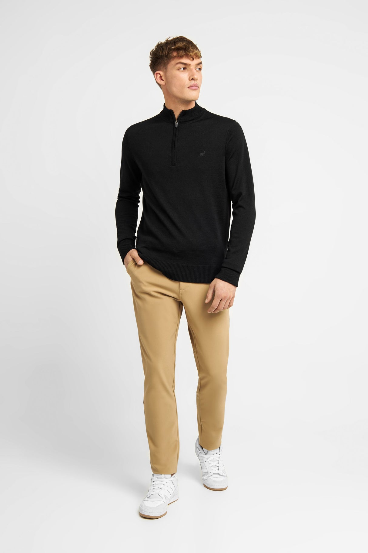 Winston merino quarter zip