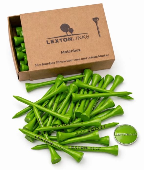 Matchbox 30 Tees & 1 Ball Marker - Lexton Links