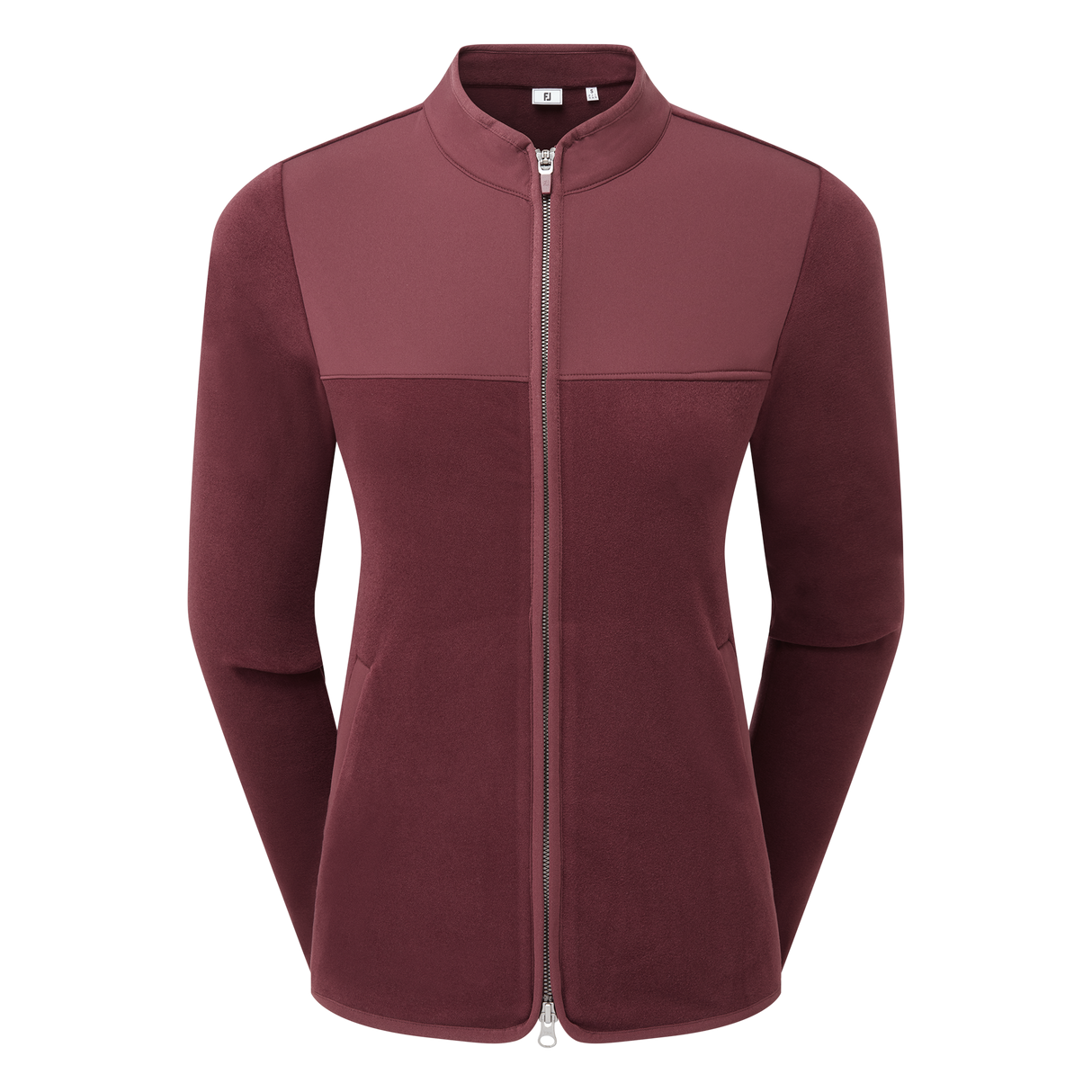 Footjoy MicroFleece Full-Zip Midlayer, Port