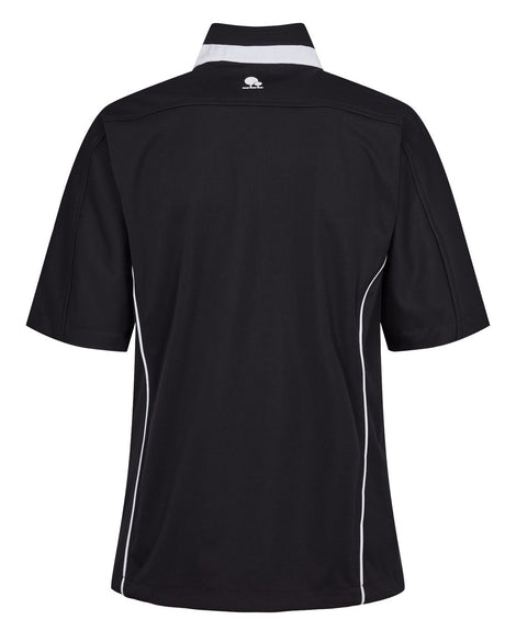 Addison Windbreaker Short Sleeve Black
