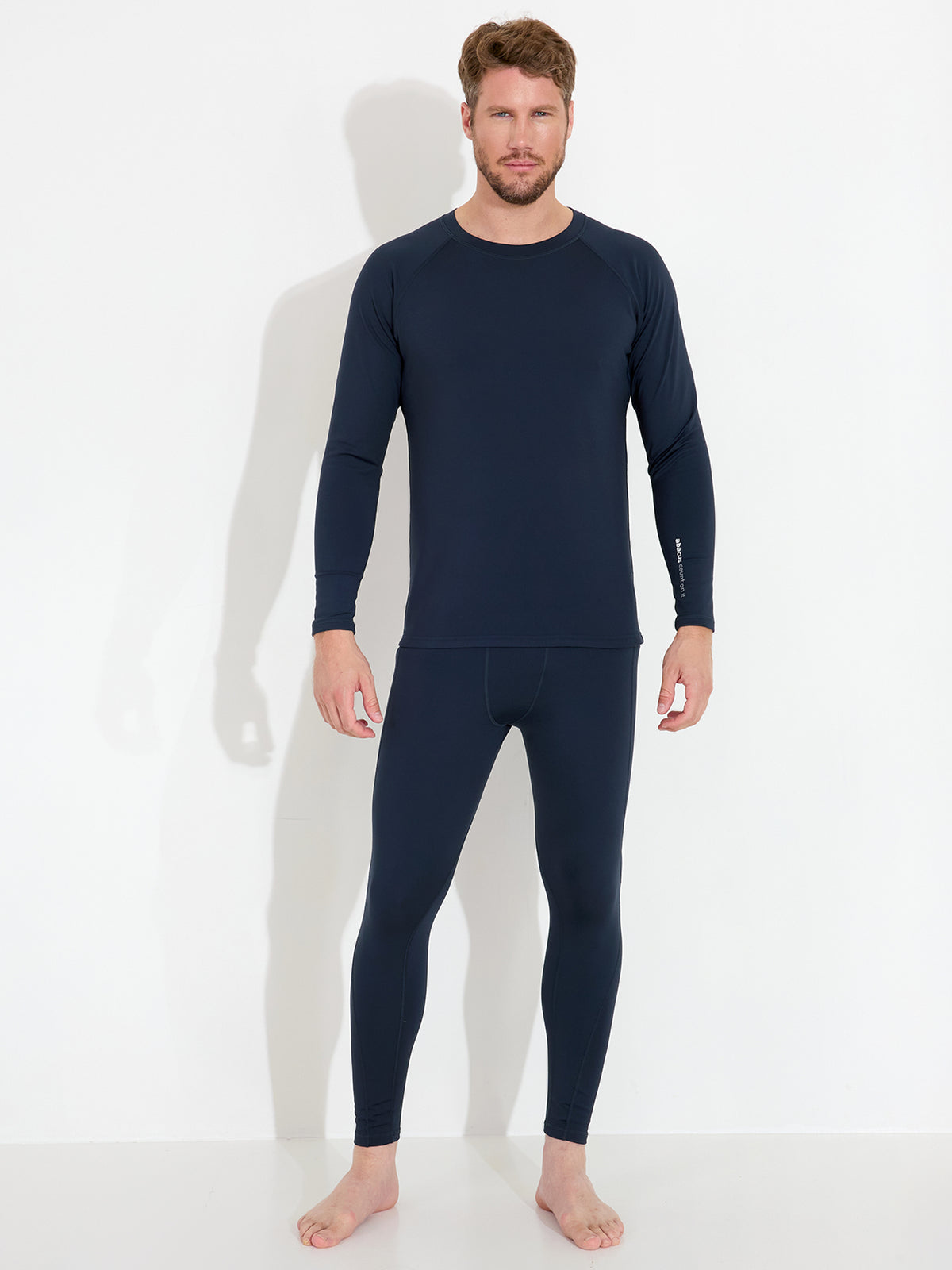 Abacus Mens Doonbeg Baselayer Longsleeve - Navy