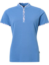 Abacus ads Victoria dry cool cupsleeve polo - horizon flower