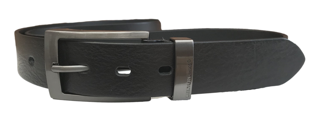Benson Leather Belt - Sort