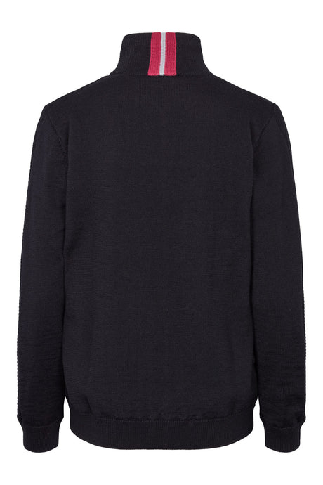 Camrose Windbreaker Knitted Navy