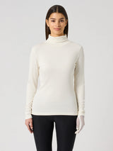 Daily Sports Ancona LS Roll Neck - Ivory