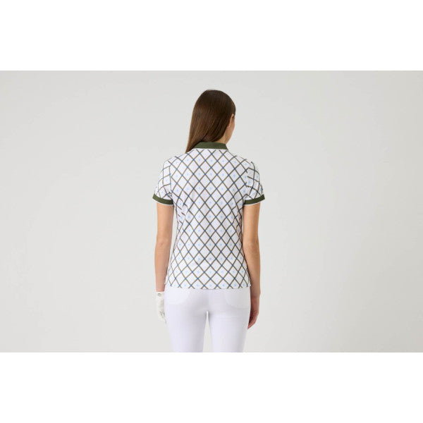 Daily Sports Printed SS Polo  –  Abstract Argyle