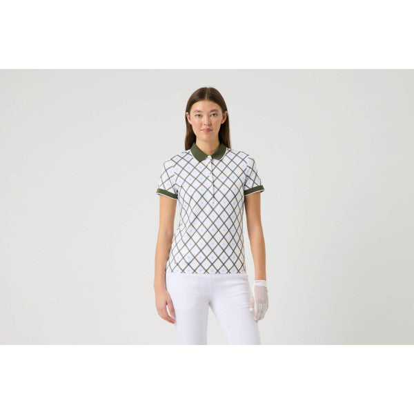 Daily Sports Printed SS Polo  –  Abstract Argyle