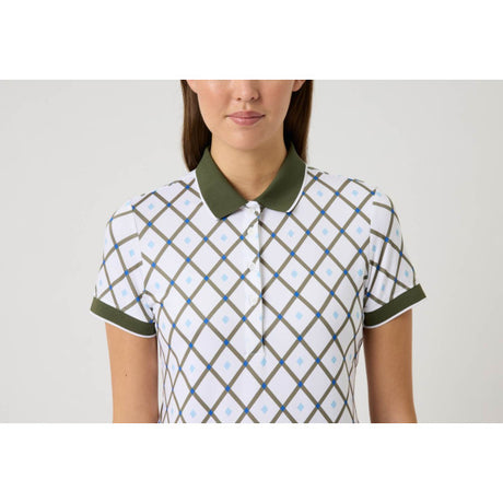 Daily Sports Printed SS Polo  –  Abstract Argyle