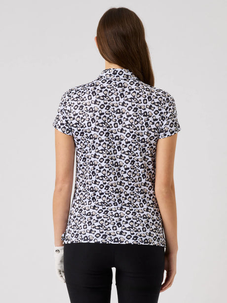 Daily Sports Sheermotion cap sleeved top - Leo contrast