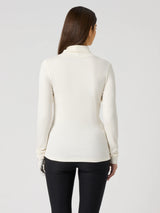 Daily Sports Ancona LS Roll Neck - Ivory