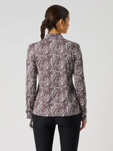 Daily Sports Dull Printed LS Half Neck - Zebra
