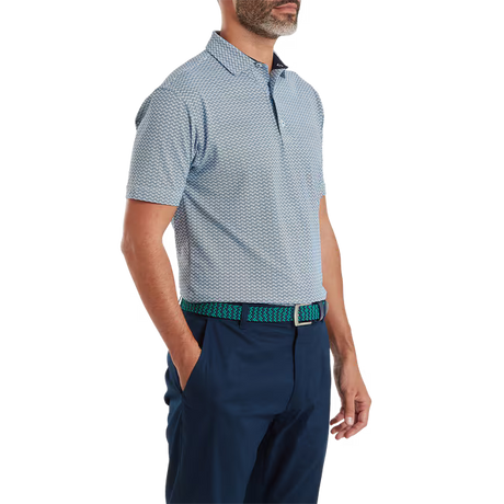 Footjoy Scallop Geo Pique