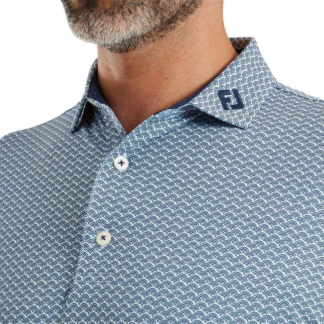 Footjoy Scallop Geo Pique