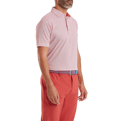 Footjoy Scallop Geo Pique