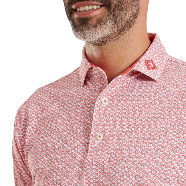 Footjoy Scallop Geo Pique