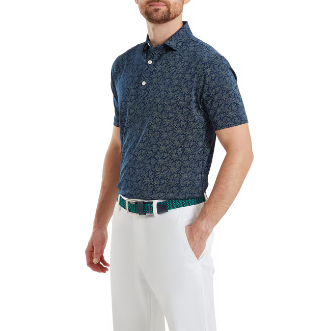 Footjoy Wingtip Floral Lisle