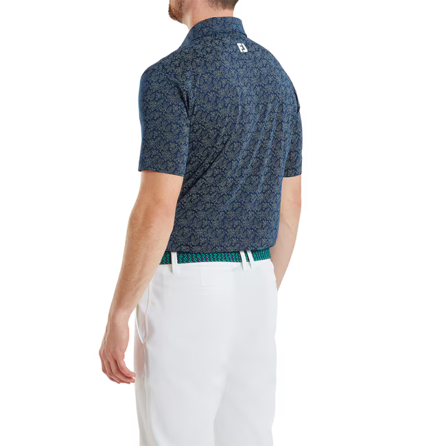 Footjoy Wingtip Floral Lisle