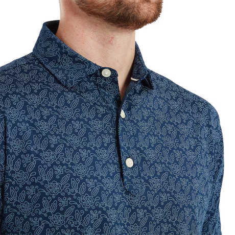 Footjoy Wingtip Floral Lisle