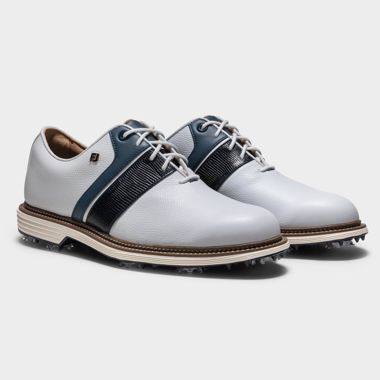 Footjoy Premiere Series Packard 26 golfsko, hvid og navy, par