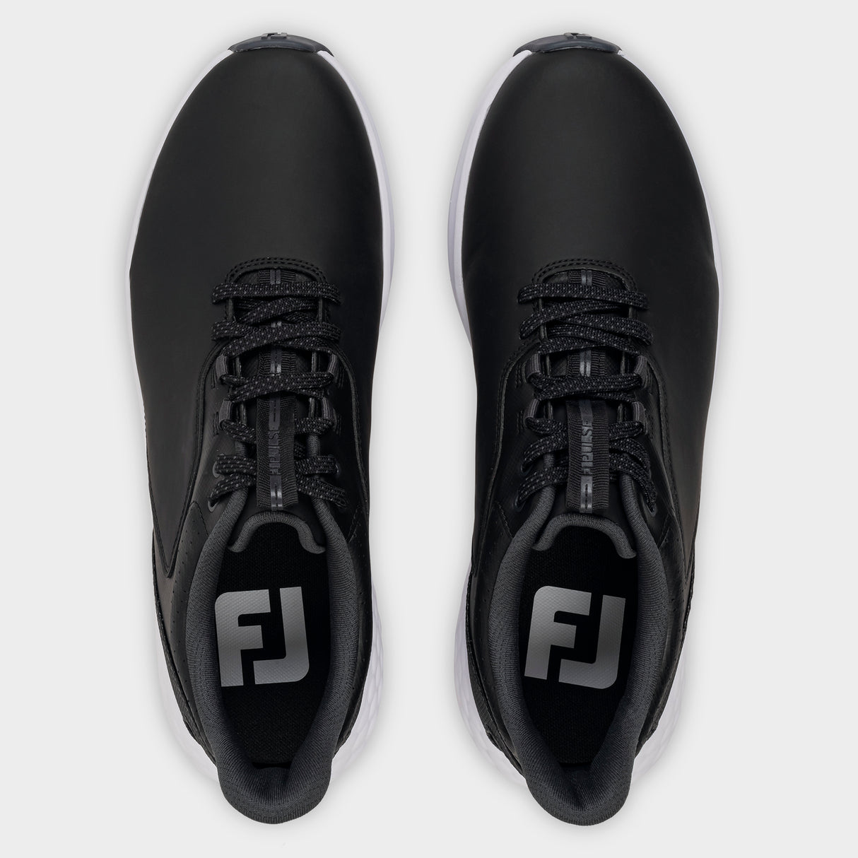 Footjoy Pulse 26 Herre golfsko, sort, ovenfra