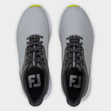 Footjoy Pulse 26 Herre golfsko, graa og lime, ovenfra