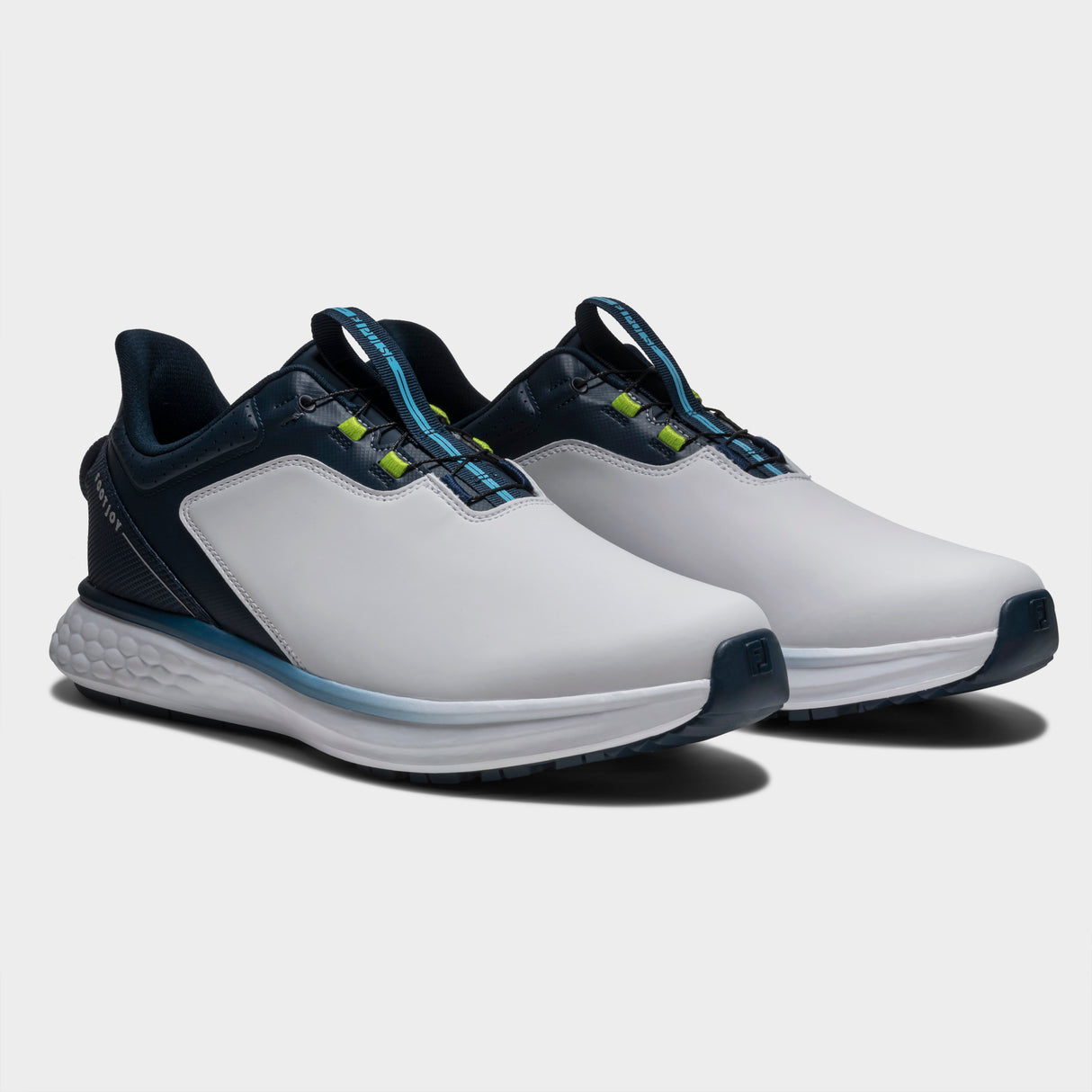Footjoy Pulse BOA 26 Herre golfsko, hvid og blaa, par