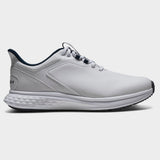 Footjoy Pulse 26 Herre golfsko, hvid og navy, profil
