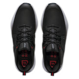 Footjoy HyperFlex 26 Herre golfsko, sort, ovenfra