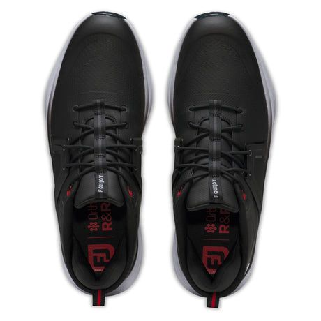Footjoy HyperFlex 26 Herre golfsko, sort, ovenfra