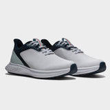 Footjoy Pulse 26 Dame golfsko, hvid og blaa, par