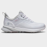Footjoy Pro/SL 26 Dame golfsko, hvid og graa, profil