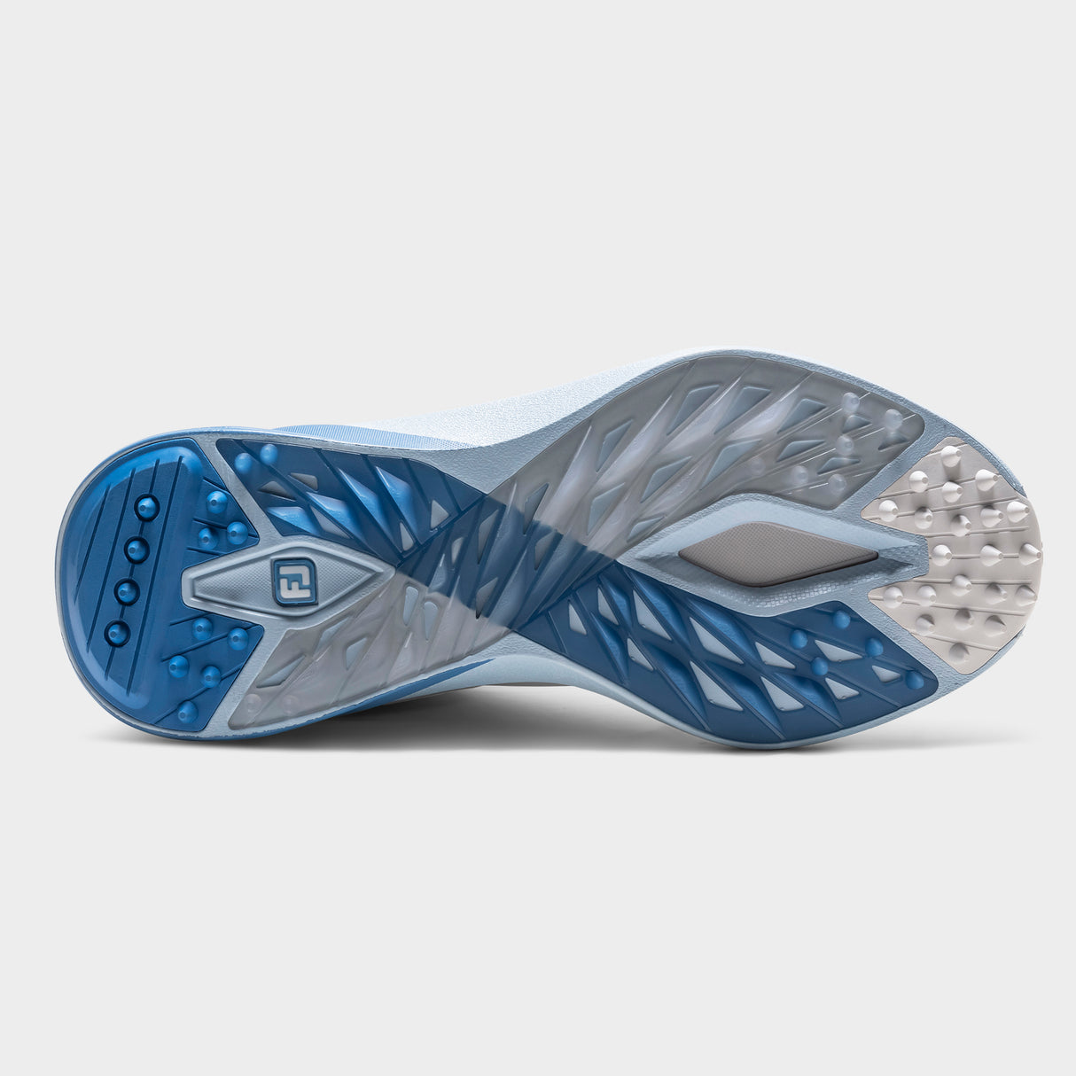 Footjoy Pro/SL 26 Dame golfsko, hvid og blaa, saal