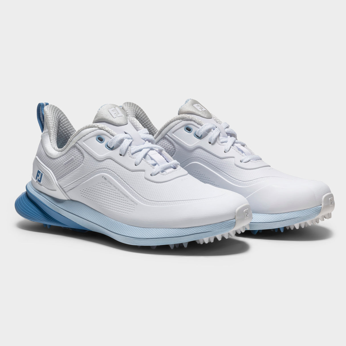Footjoy Pro/SL 26 Dame golfsko, hvid og blaa, par