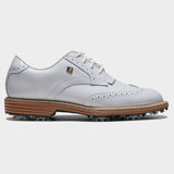 Footjoy Premiere Series Madison 26 Dame golfsko, hvid og tan, profil