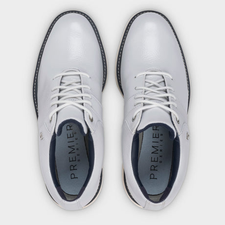 Footjoy Premiere Series Packard 26 Dame golfsko, hvid og navy, ovenfra