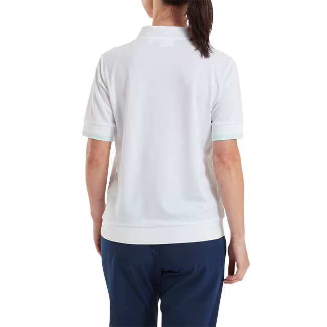 FootJoy Texture Knit Polo - Hvid